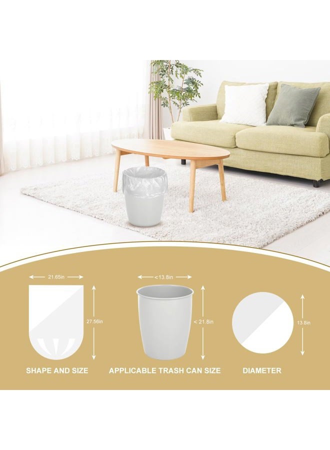 Magesh 8-10 Gallon Trash Bag Strong, Leakage-Free, Medium Garbage Bags Unscented Thick for Bathroom, Office, Kitchen Medium Trash Can, 60L, 105 Bags, Clear - Image 2