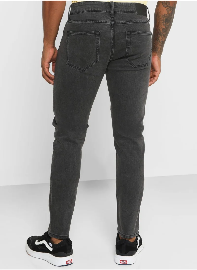 Celio Coslim3 Light Wash Slim Fit Jeans