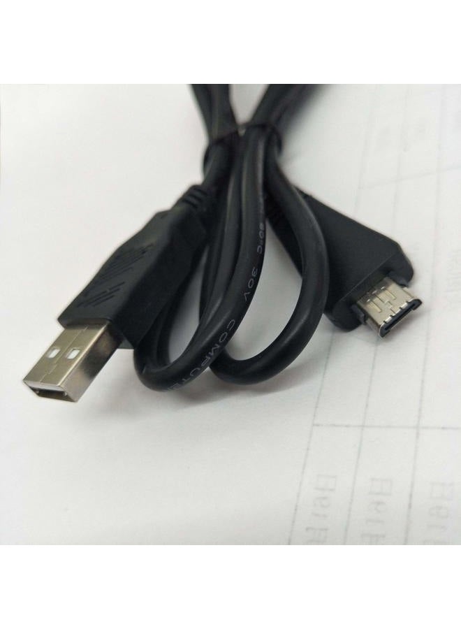 Adhiper كابل نقل بيانات USB VMC-MD3 بديل USB 2.0 شحن متوافق مع كاميرا سوني سايبر شوت/سايبر شوت الرقمية DSC-W350D W360 W380 W390 W570 TX100 TX66 والمزيد (3.3 قدم/أسود) - Image 4