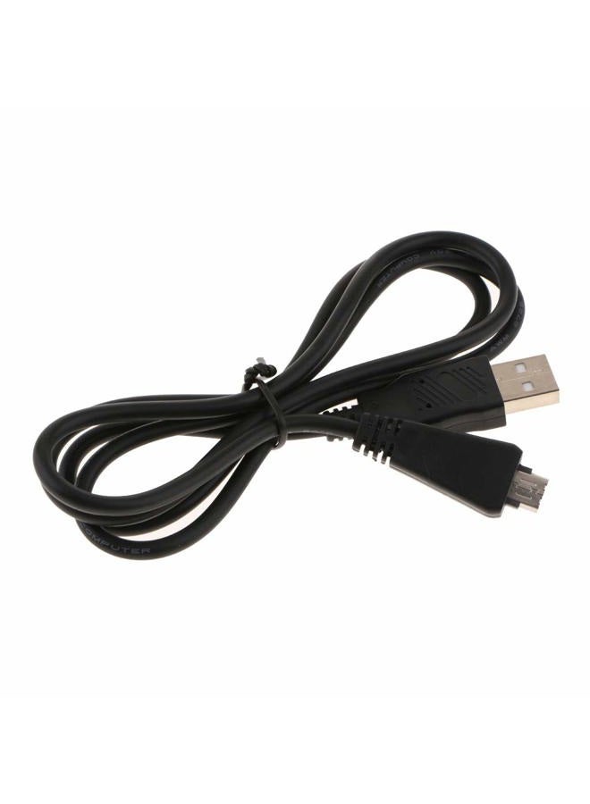 Adhiper كابل نقل بيانات USB VMC-MD3 بديل USB 2.0 شحن متوافق مع كاميرا سوني سايبر شوت/سايبر شوت الرقمية DSC-W350D W360 W380 W390 W570 TX100 TX66 والمزيد (3.3 قدم/أسود) - Image 3