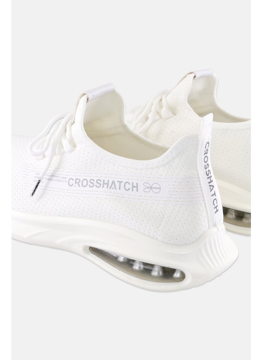 CROSSHATCH - Men Zamel Lace Up Training Shoes, White - Image 1