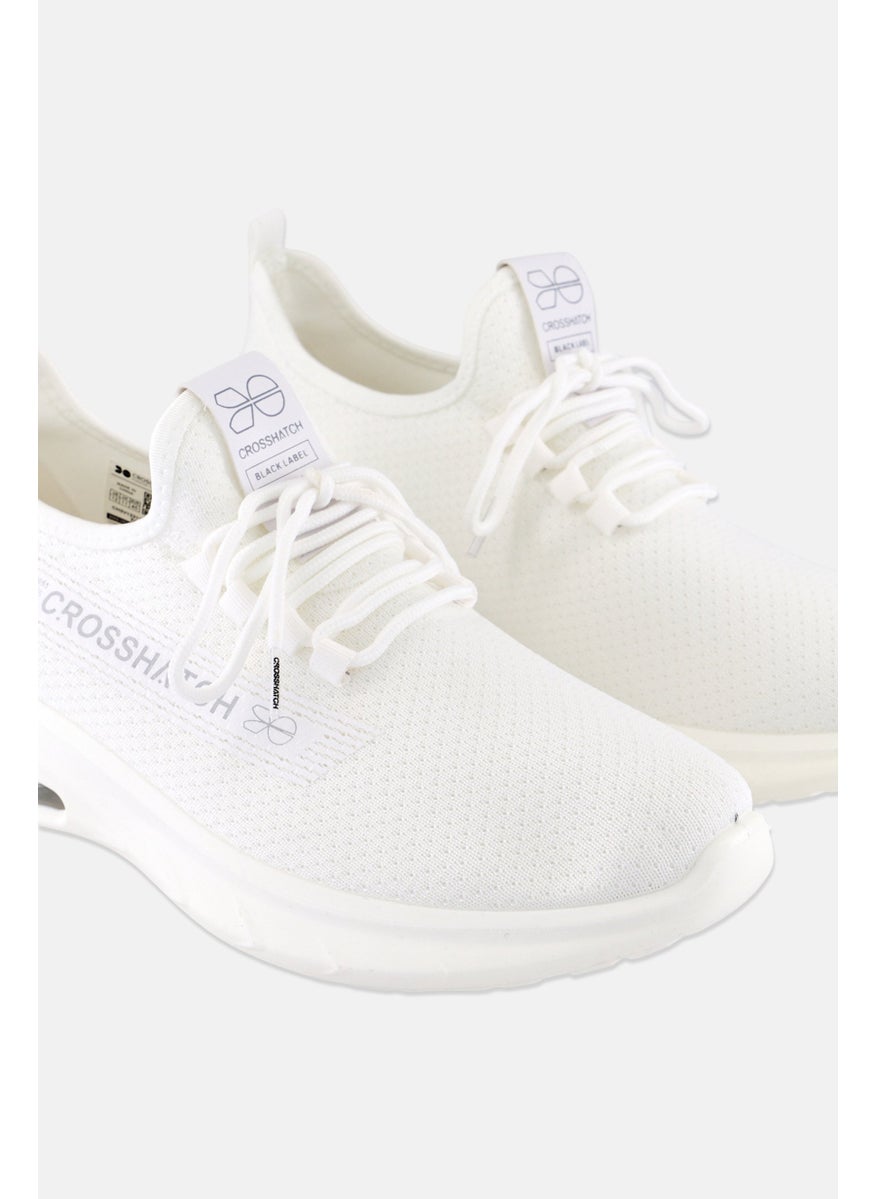 CROSSHATCH - Men Zamel Lace Up Training Shoes, White - Image 1