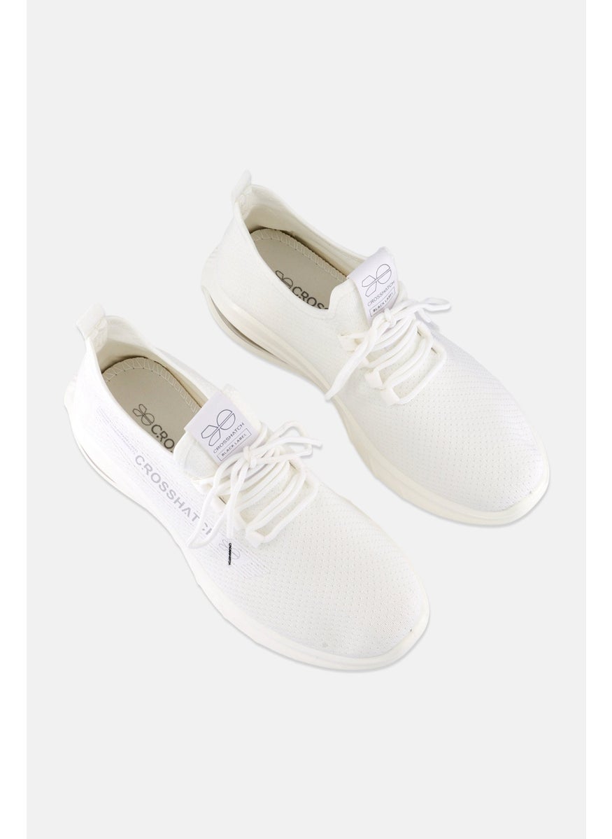 CROSSHATCH - Men Zamel Lace Up Training Shoes, White - Image 1