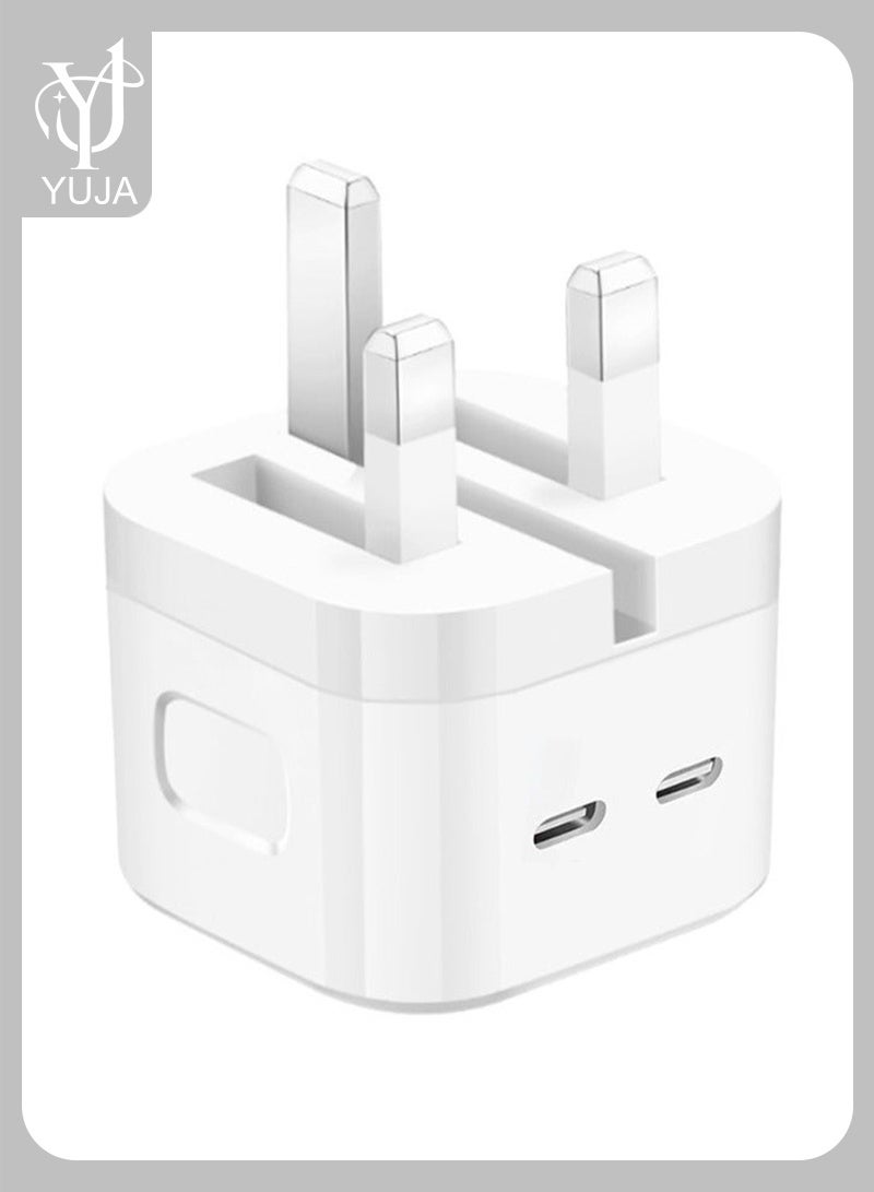YUJA 35W Fast USB-C Charger, Power Adapter Compatible for iPhone 16/15/14/14 Pro/14 Pro Max/14 Plus/13/12/SE2020/11/XR/XS Max/X/iPad,Samsung Galaxy And all Type C Phones, for Home & Travel - Image 1