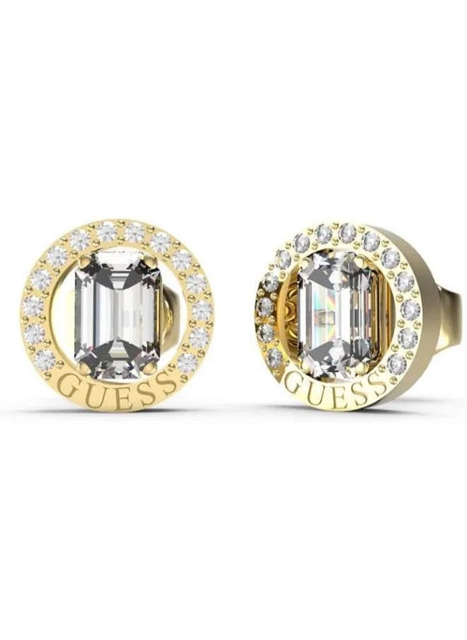 جس Round Crystals Stud Earrings