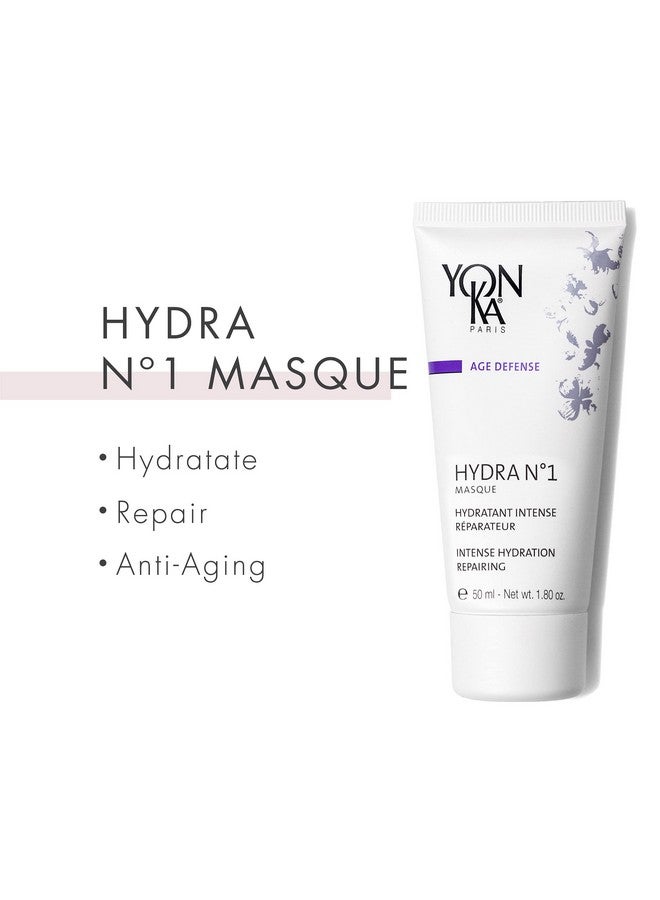 يونكا قناع يونكا هيدرا رقم 1 (50 مل) قناع مرطب للوجه مع فيتامين C والصبار، علاج ليلي مضاد للشيخوخة للبشرة العادية والجافة، خالي من البارابين - Image 3