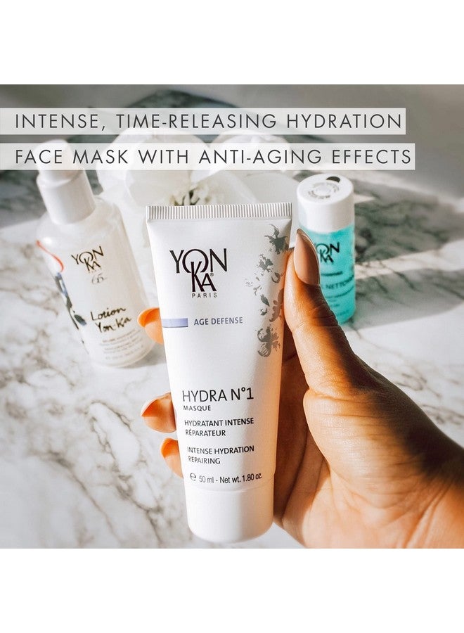 يونكا قناع يونكا هيدرا رقم 1 (50 مل) قناع مرطب للوجه مع فيتامين C والصبار، علاج ليلي مضاد للشيخوخة للبشرة العادية والجافة، خالي من البارابين - Image 5