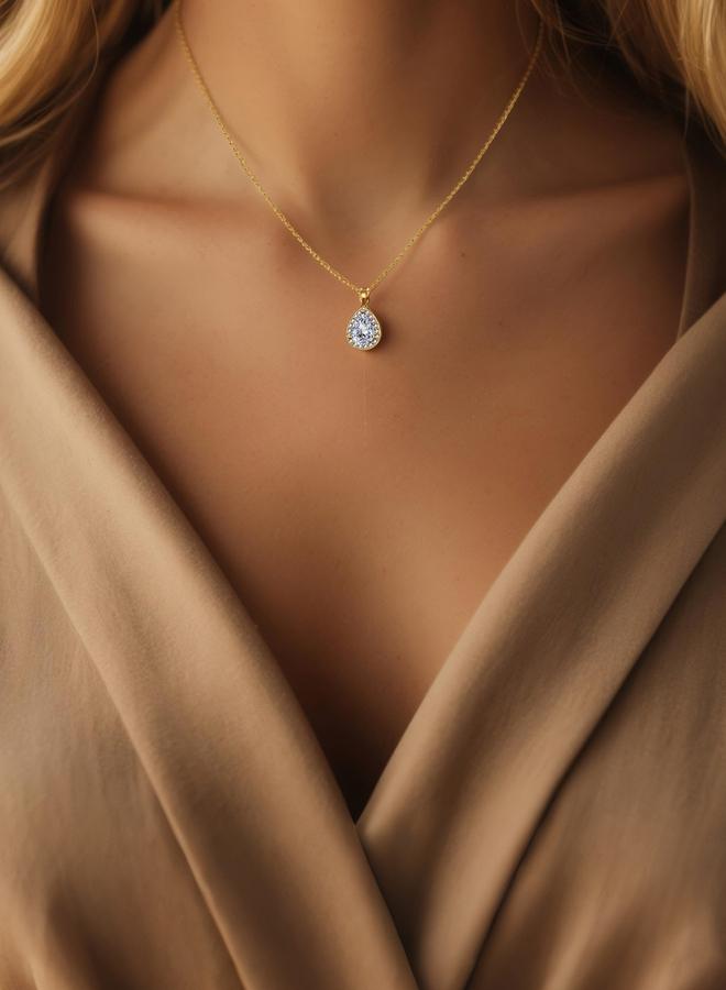 Take Two Waterdrop Embellished Drop Necklace - Image 3