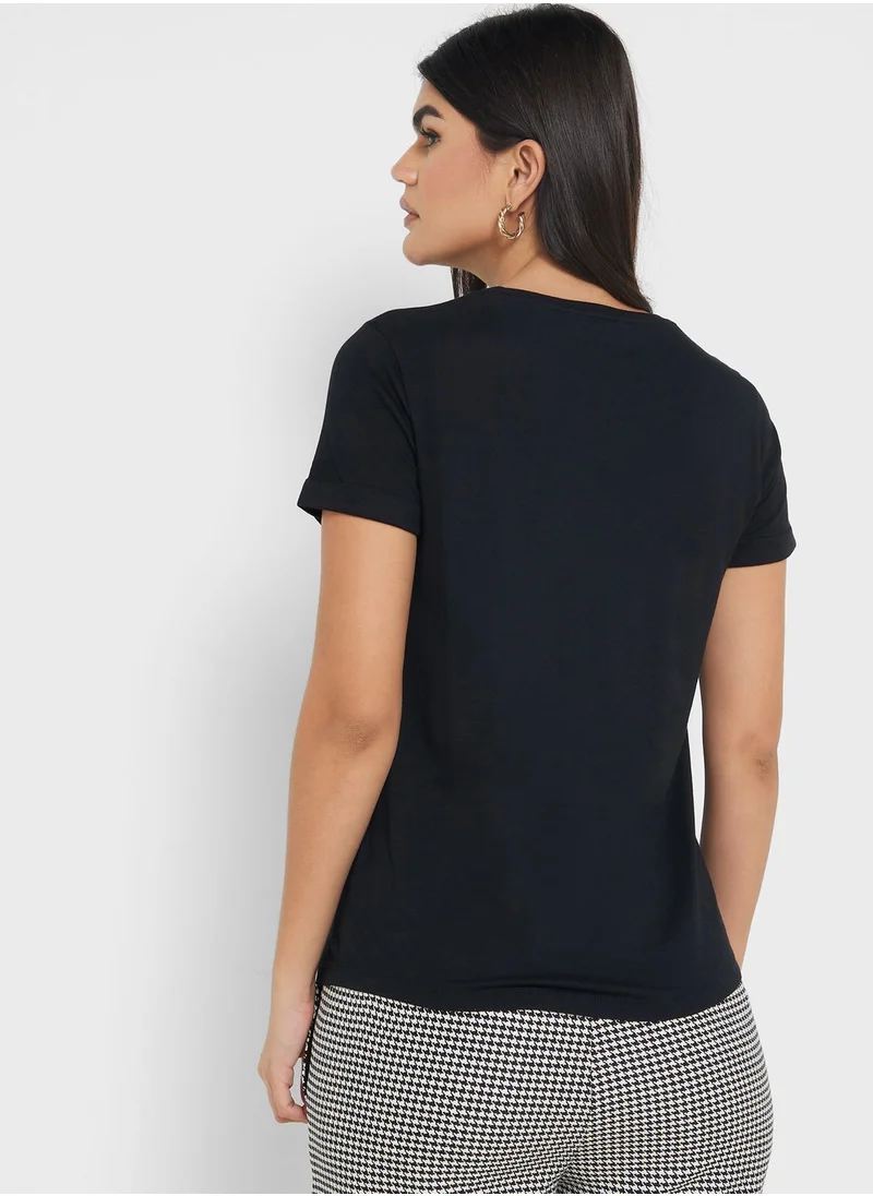 Lauren Ralph Lauren Crew Neck T-Shirt