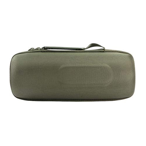 co2CREA Hard Travel Case Replacement for JBL Charge 4 /Replacement for JBL Charge 5 Waterproof Bluetooth Speaker (Green Case) - Image 1