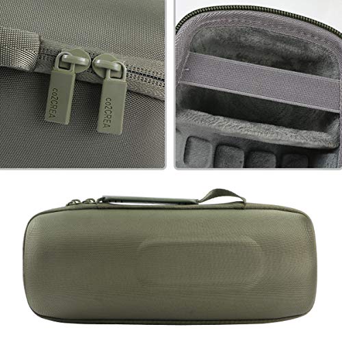 co2CREA Hard Travel Case Replacement for JBL Charge 4 /Replacement for JBL Charge 5 Waterproof Bluetooth Speaker (Green Case) - Image 5