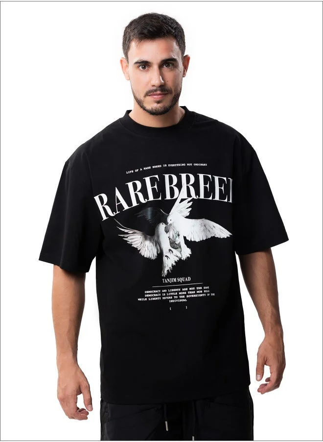 فريق تنجيم TANJIM SQUAD - RARE BREED T-SHIRT BLACK