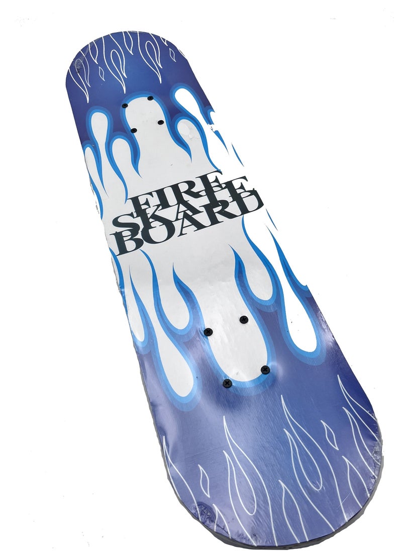 Generic - Skateboard By FunZz Size 79 X 20 Cm Double Kick Concave Complete Wood Outdoor Sports Longboards for Teens Adults Beginners Girls Boys Kids - Image 1