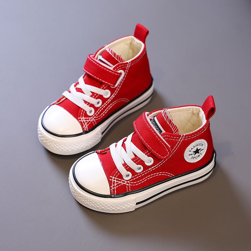 Baby Girl Toddler Shoes Baby Shoes Baby Soft Bottom 2024 Small White Shoes Boy Canvas Shoes Net Red Shoes - Image 3