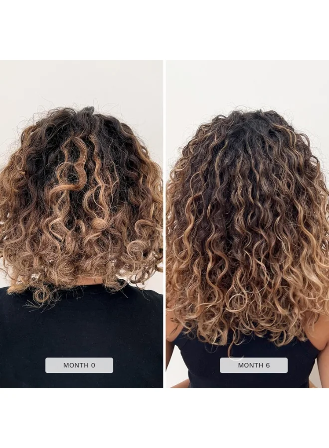HAIR BURST Wavy & Curly Hair Shampoo — Sulfate, SLS, Paraben Free, CGM Approved - Nourishing Amino Acids, Almond Extract & Cherry Oil - Curl Enhancing, Frizz Control & Moisturising
