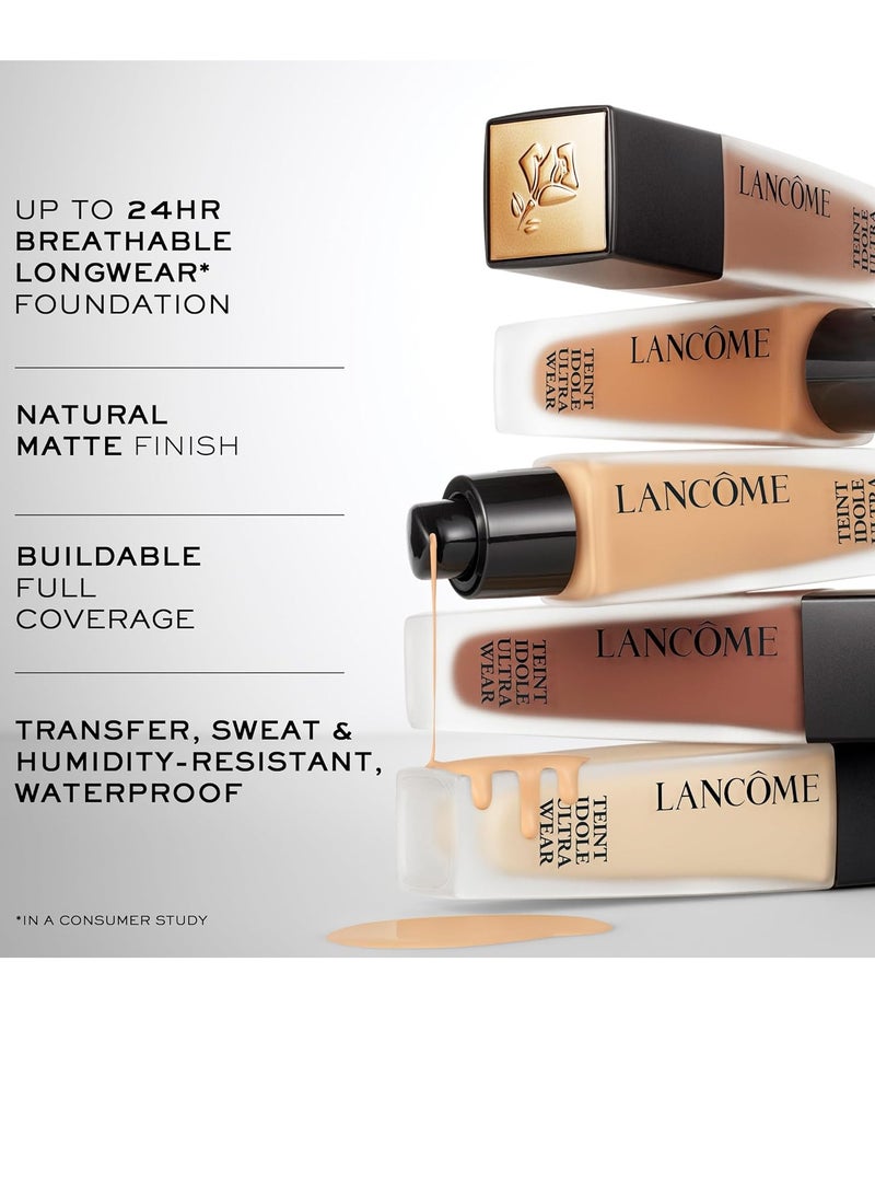 LANCOME Teint Idole Ultra Wear Buildable Full Coverage Foundation - Longwearing & Waterproof - Natural Matte Finish 220C: For Light Skin With Cool/Pinky Undertones - Image 3