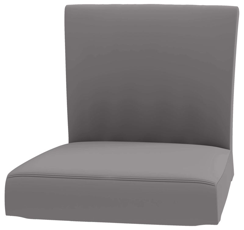 Custom Slipcover Replacement Seat Width 18 12 Heavy Duty Cotton Henriksdal Bar Stool with Backrest Cover Replacement is Custom Made Compatible for IKEA Henriksdal Bar Stool Chair Cover Or Slipcover Lighter Gray 