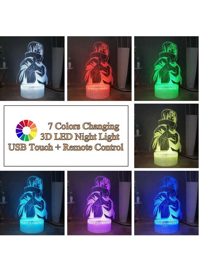 NIBEMINENT Itachi Uchiha LED Night Light Multicolour - Image 4