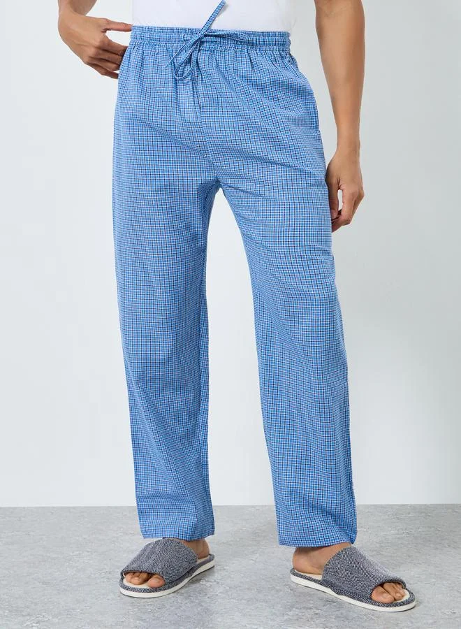 Men Checked Relaxed Fit Pyjama Bottom