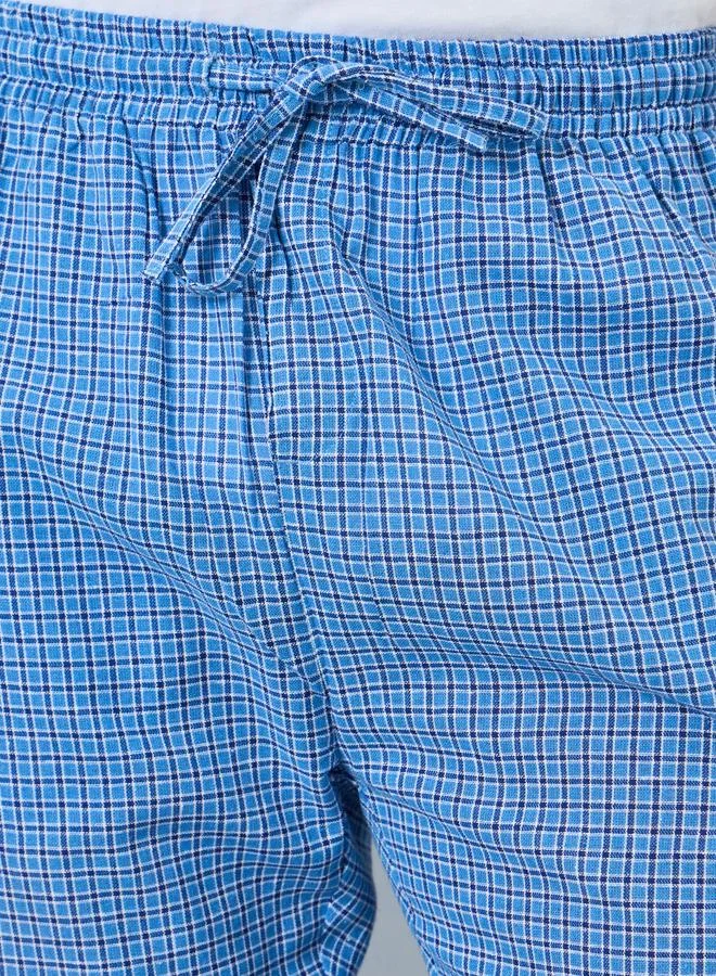 Styli  Men Checked Relaxed Fit Pyjama Bottom for Men | Best Price UAE