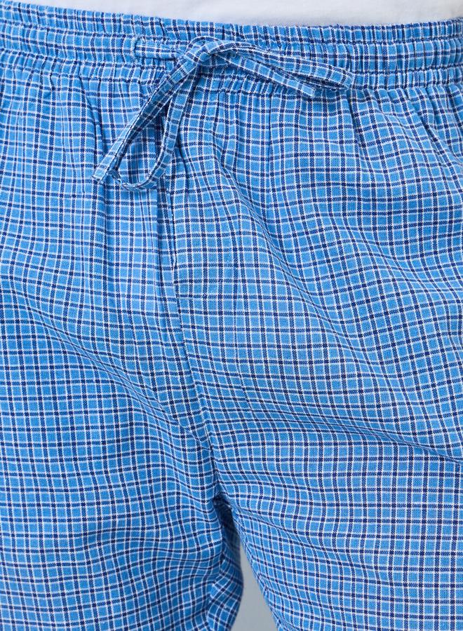 Styli Men Checked Relaxed Fit Pyjama Bottom - Image 4