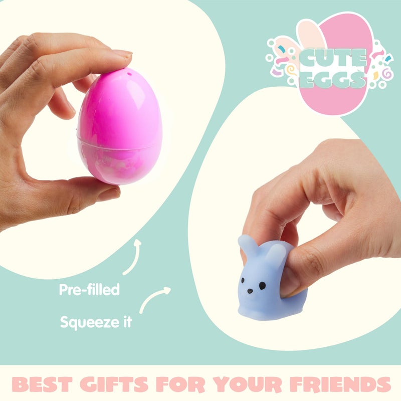 JOYIN 48 PCS Prefilled Easter Eggs with Assorted Toys, Stress Relief Toys for Easter Egg Hunt, Basket Stuffers, Party Favors, and Goodie Bag Fillers - Image 5