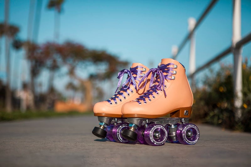 Moxi Beach Bunny Roller Skates for Women - Colorful, Precision-Fit Skate with High-Rebound Wheels, Moisture-Wicking Lining & Padding, Roller Skates, Peach Blanket - 4 - Image 2