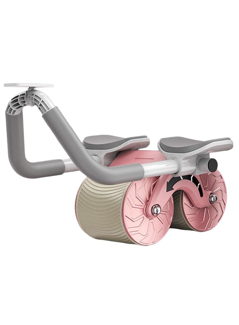 DubaiGallery بكرة تمرين البطن الجديدة 2023 مع مؤقت لدعم الكوع، معدات تمرين أساسية لعجلة تمرين البطن، عجلة تمرين البطن التلقائية - Image 1