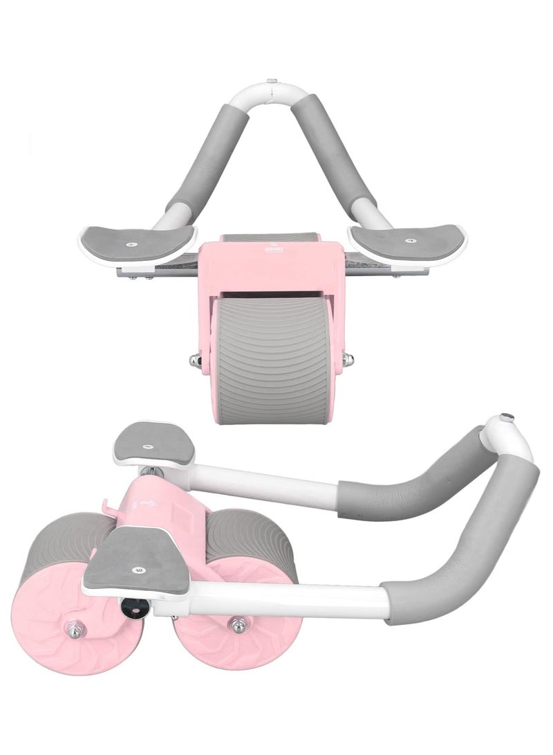 DubaiGallery بكرة تمرين البطن الجديدة 2023 مع مؤقت لدعم الكوع، معدات تمرين أساسية لعجلة تمرين البطن، عجلة تمرين البطن التلقائية - Image 3