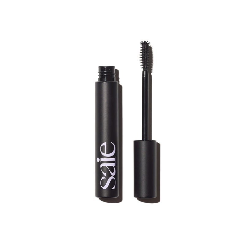 Saie Mascara 101 - Lash Lengthening Mascara for Thick, Bold, Lifted Lashes - Buildable Eye Makeup Formulated to Strengthen and Condition with Rich Nutrients - Black (0.31 oz) - Image 1