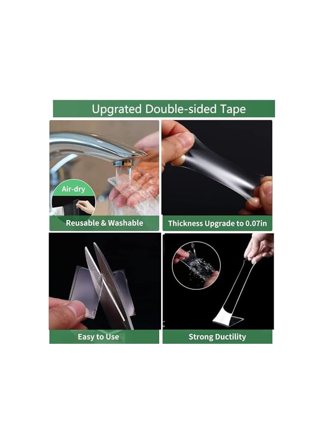 The Bros Full Length Wall Mirror Tiles, 20x 20 CM x 4 Pcs Acrylic Mirror Wall-Mounted, Non Glass Safety Mirror Great for Baby Kids Playroom, Used as Dorm Mirror Door Mirror Gym Mirror - Image 3