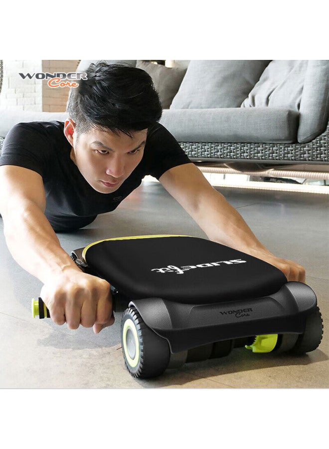 WONDER CORE Wondercore Automatic Rebound Ab Wheel Fitness Equipment For Abdominal Exercises, Skateboard Exercise Machine For Men's Home Use - Image 1