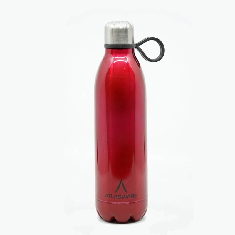 Atlasware 500ml Vacuum Flask - Red - Image 1