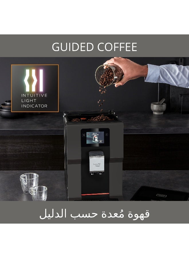 KRUPS Intuition Preference | Coffee Machine | 3.5" Color Touchscreen Coffee Maker | Intuitive | Color Light Indicators | 50-60Hz | Black | EA872BM0 3 L 1450 W EA872BM0 black - Image 5