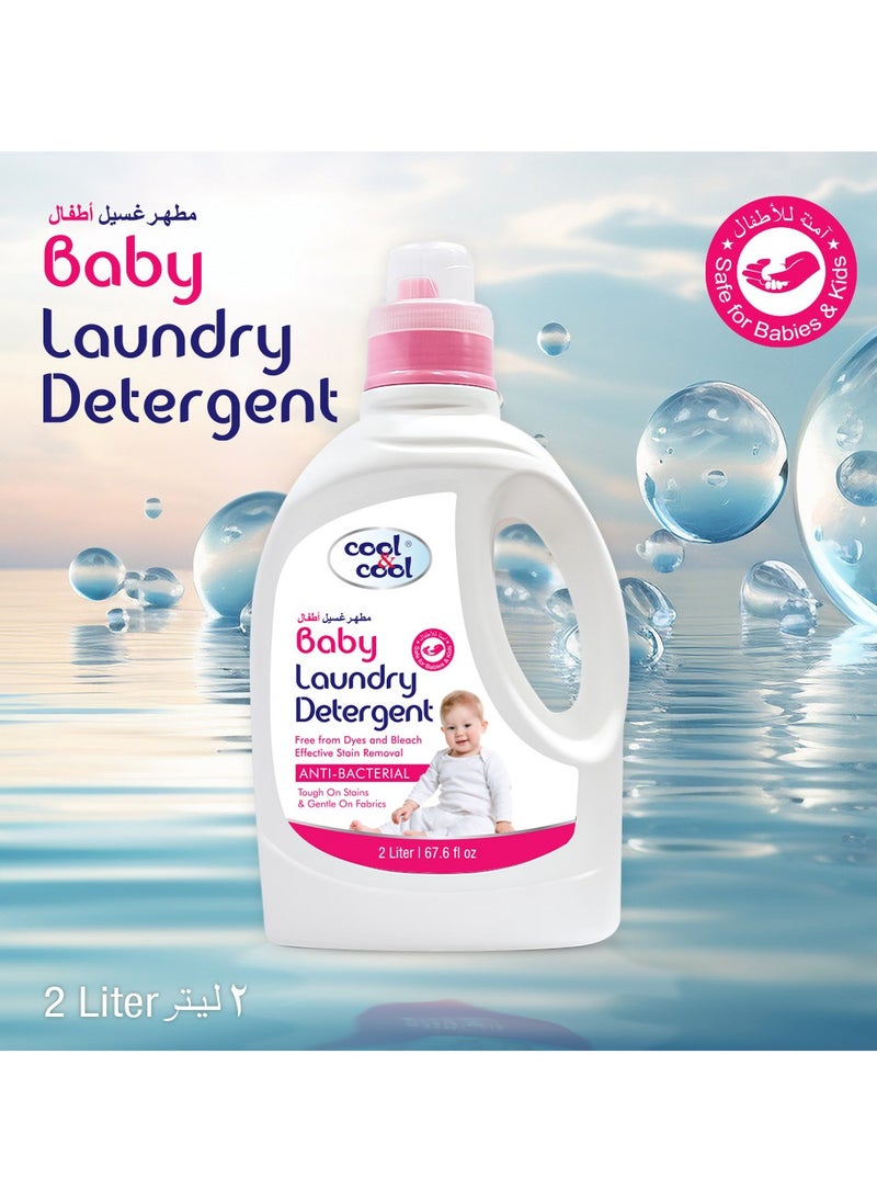 Cool & Cool Baby Laundry Detergent 4 x 2L  - Image 4