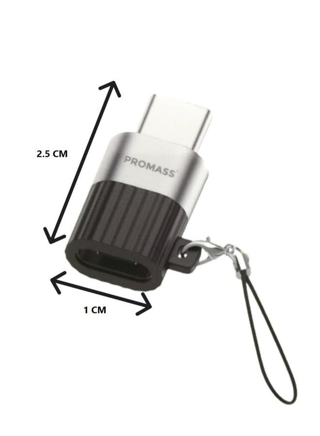 PROMASS Mini Size Tool for Charging and Transferring Data Via Lightning Cable Compatible With iPhone 15 and all Devices and Phones That Use a Type-C Port - Image 2