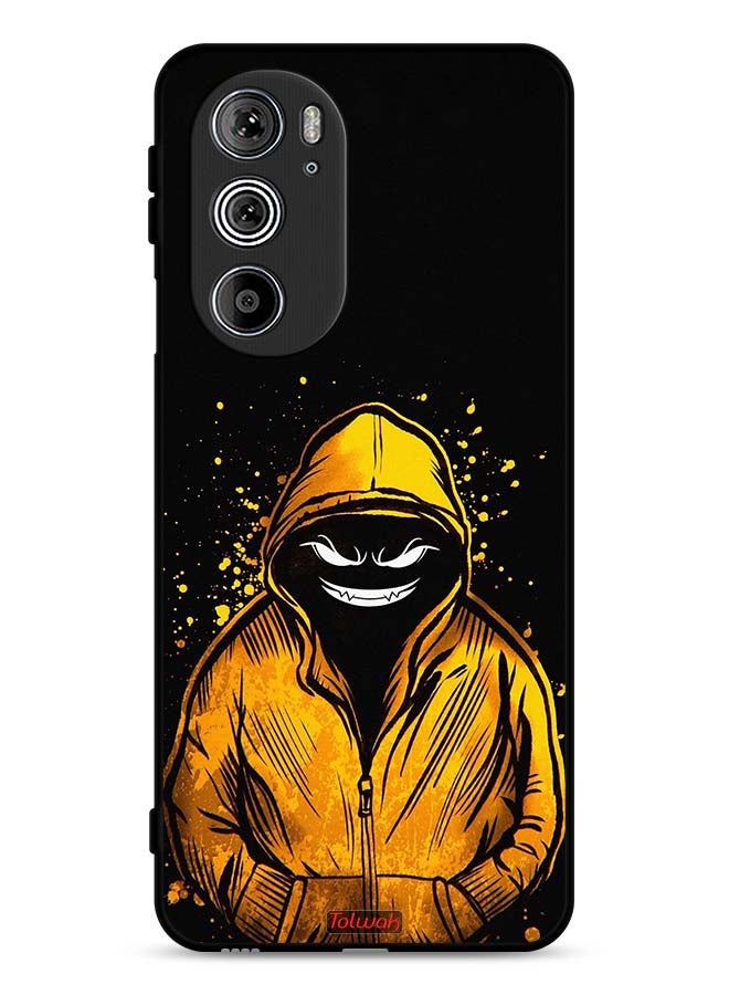 Tolwak Motorola Edge 30 Pro Protective Case Cover Marshmallow Boy Art - Image 1