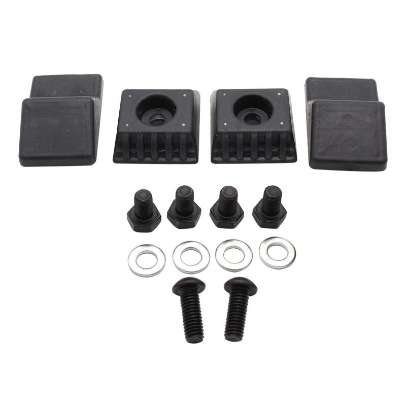 Car Trunk Stop: 4 Black Premium Plastic Trunk Stops - Direct Easy Installation, Reliable Longevity for Mercedes W124 Vehicle Maintenance - Image 1