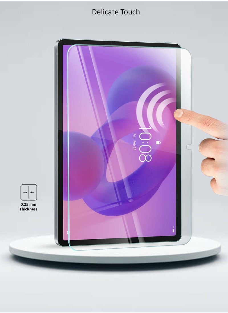 Wtech Lenovo Idea Tab Pro 4G 2025 (12.7 inches) WTech Premium Series Curved Edges Full Cover Tempered Glass Screen Protector (TSGPCN) - Clear  - Image 4