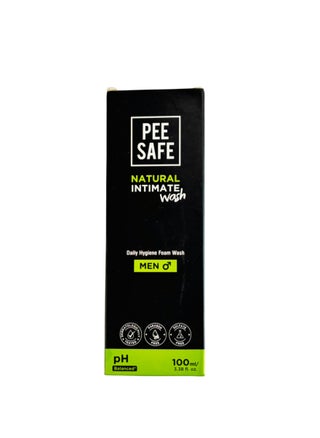 PeeSafe Natural Daily Intimate wash for men with Ayurveda Extracts, Tea Tree essential oil, Antibacterial & Antifungal, Relieves Itching & Irritation, Dermatologically Tested, 100ml - pzsku/ZC62C46912A1E2B82AFC3Z/45/_/1730189657/cfd5d0c4-454f-4f31-b767-01ad166bea90