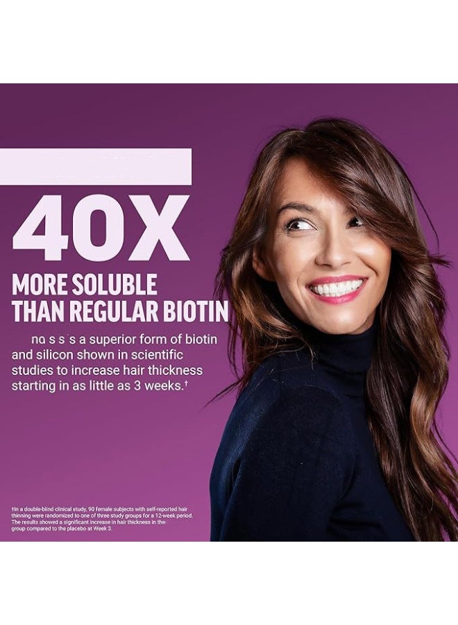 New 2-PACKS Hair Growth Accelerator Soft Chews, Hair Growth Vitamins for Women and Men with Lustriva and Biotin to Promote Thicker, Fuller, Stronger Hair, Mixed Berry, 60 Soft Chews*2 - Image 4