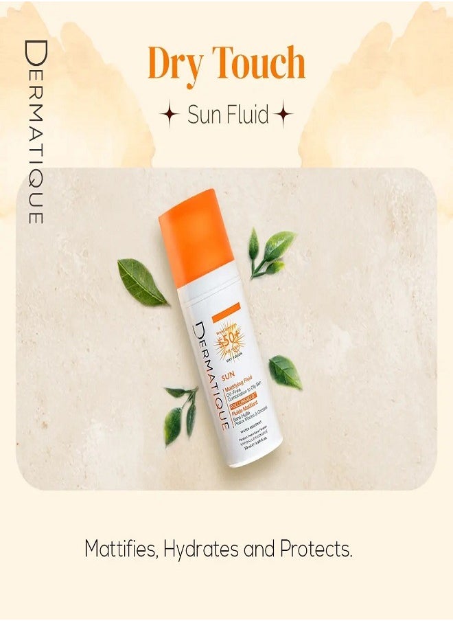 Dermatique - Sun Mattifying Fluid For Oily Skin 50ml - Image 1