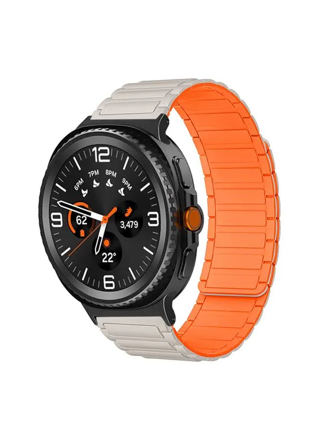 Dark Green Magnetic Silicone Sport Band for Galaxy Watch 8 40mm 44mm 46mm Classic - Image 1