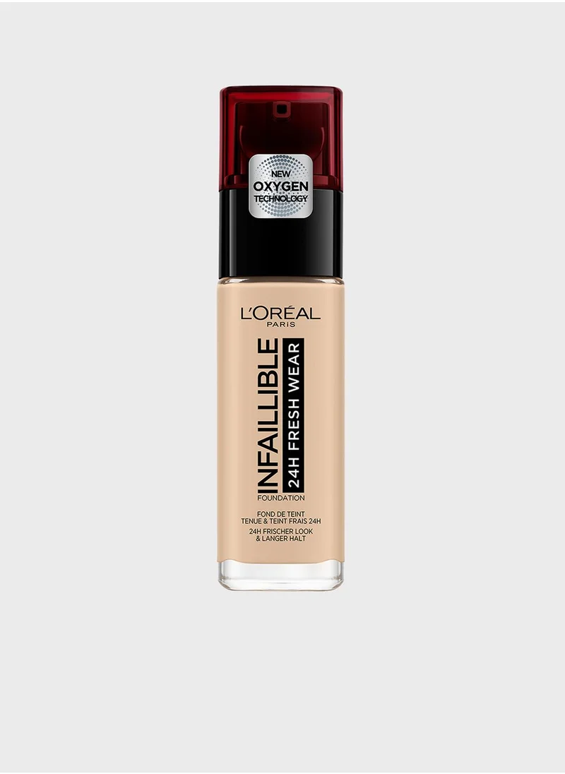L'OREAL PARIS Infallible 24Hr Fresh Wear Liquid Foundation 130 Beige