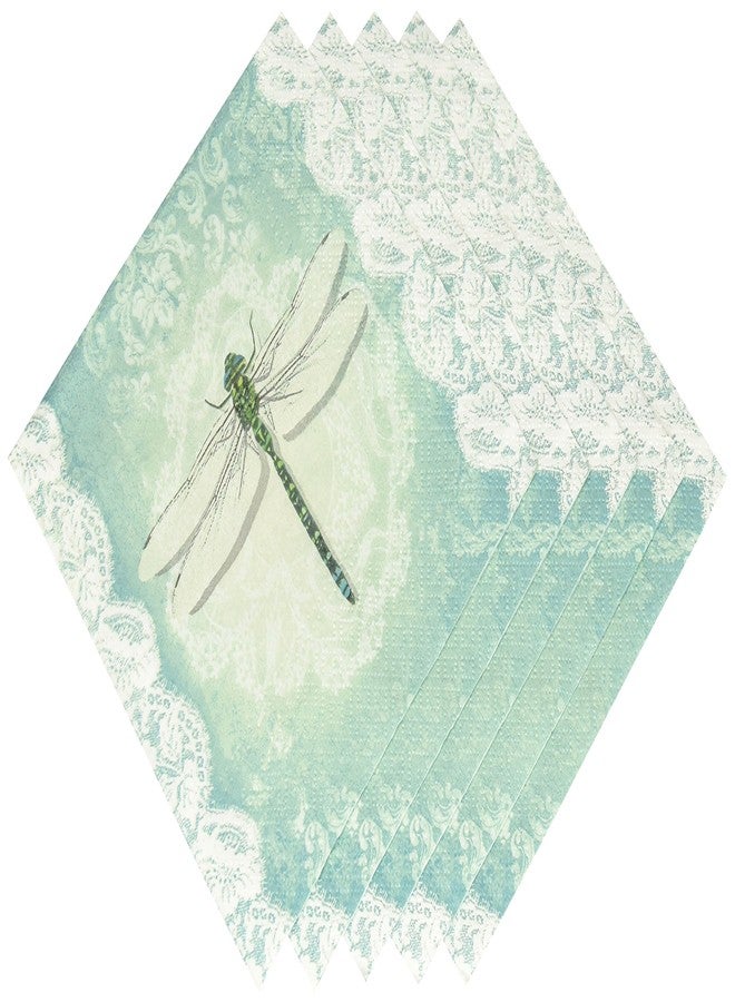 Abbott Collection Lace Dragonfly Paper Napkins, Large (20 pack) - Image 1