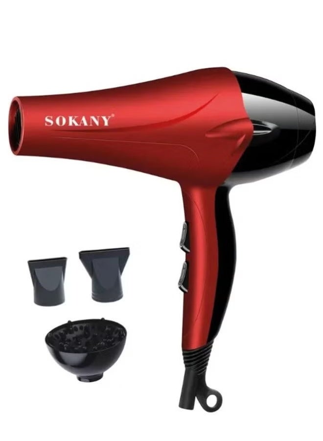 sokany SK-2211N Professional Hair Dryer 2400W + Diffuser - Image 1