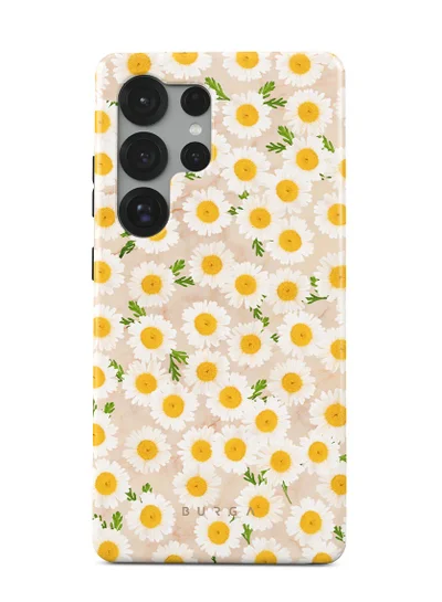 BURGA Samsung Galaxy S25 Ultra Mobile Phone Case Hybrid 2 Layer Hard Shell Silicone Protective Case, Scratch Resistant Shockproof Cover,Pure Bliss
