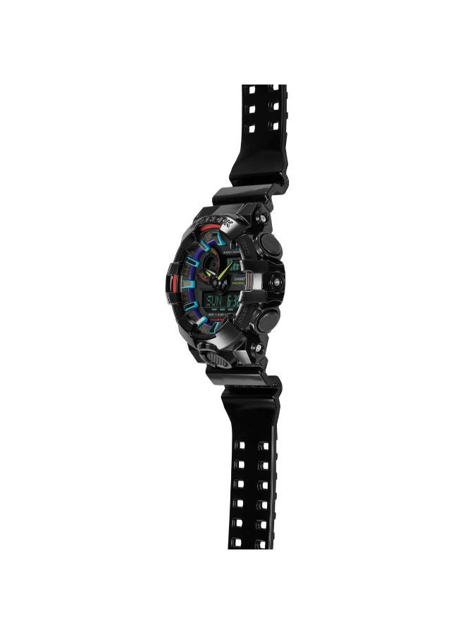 CASIO Resin Digital Watch GA-700RGB-1ADR - Image 2