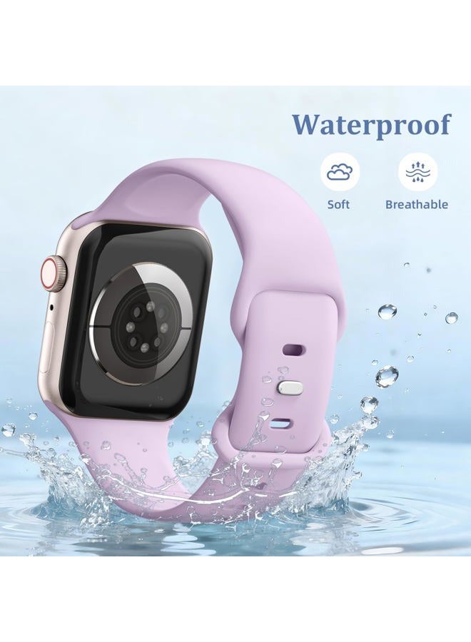 Getino 18 Pack Sport Bands Compatible with Apple Watch Band 40mm 41mm 42mm 38mm for Women Men, Soft Slicone Waterproof Strap Wristbands with Organizer for iWacth Series 11 10 9 8 7 6 5 4 3 2 1 SE - Image 3
