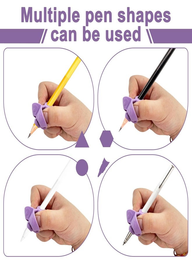 braxan 20Pcs Pencil Grips for Kids Handwriting,Pencil Grips for Toddlers, Adults, Preschooler, Special Education Supplies - Improve Handwriting Skills with Comfortable and Adjustable - Image 5
